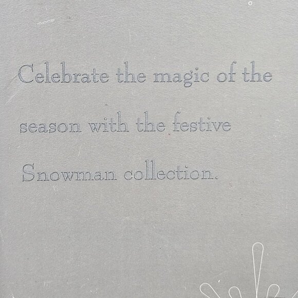 Whole Home Snowman Platter Holiday Collection Ceramic Vintage Christmas Decor - Picture 11 of 13